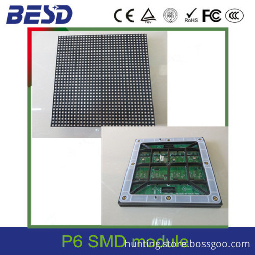 HD Indoor Usage and Full Color P6 Led Display Module Whole Sale factory Price